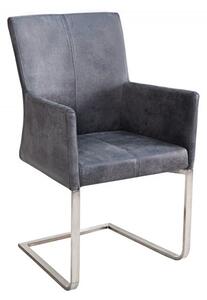 Samson konzolová jedálenska stolička vintage sivá