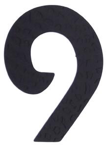 Kovaná číslica "9" čierna
