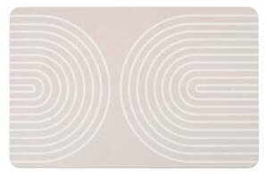 Béžová kúpeľňová predložka z kremeliny 39x60 cm Nazca – Wenko