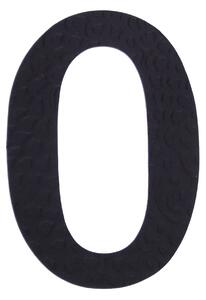 Kovaná číslica "0" čierna