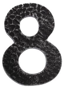 Kovaná číslica "8" striebro