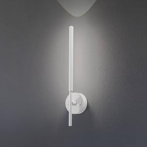 LED nástenné svietidlo Focus, biele 46,5 cm kovové 2-svetelné nastaviteľné