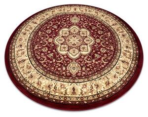 Okrúhly koberec ROYAL Bordovo-krémový
