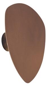 Dizajnové nástenné svietidlo bronzové organické 32 cm 2-svetlá - Pulley