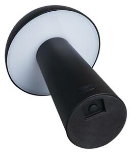 Rabalux 76036 - LED stmievateľná dotyková vonkajšia lampa MIREO 1,5W/5V IP44 1200 mAh USB čierna