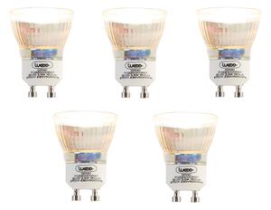 Sada 5 LED žiaroviek GU10 35 mm 3,5 W 180 lm 2700 K
