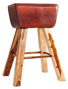 Barová stolička LEDA - hnedá