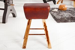 Barová stolička LEDA - hnedá