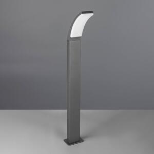 LED chodníkové svetlo Beja, antracitová, hliník, výška 100 cm, Čierna, Hliník, Moderný, Osvetlenie príjazdovej cesty