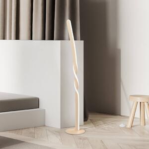 LED stojaca lampa Ginko, piesková, kov, výška 110 cm