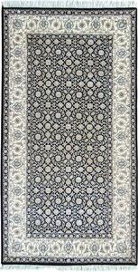 Orientálny luxusný koberec Begum 1224 schwarz 0,70 x 1,40 m