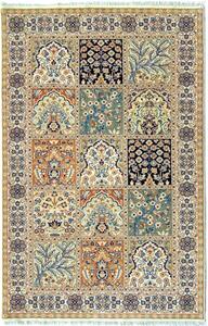Perzský béžový koberec Begum 1234 creme 0,90 x 1,40 m