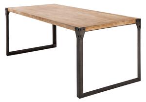 Jedálenský stôl FACTOR 160 cm - prírodná, čierna