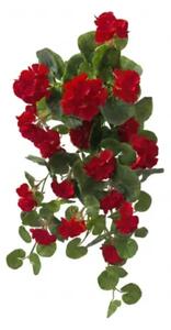 Umelý muškát červený visiaci 80 cm s UV ochranou - Červená - 71 - 90 cm - Áno