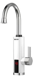 Prietokový ohrievač vody s LED displejom 3000W/230V IPX4 biela