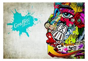 Samolepiaca tapeta moderné graffiti - Graffiti beauty