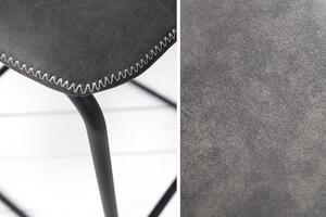Barová stolička RANGO - vintage sivá