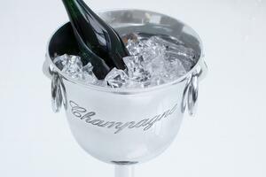 Chladič na šampanské 75 cm - strieborná