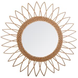 Zrkadlo Sharp Sun, hnedé