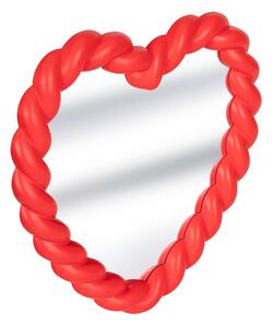 Zrkadlo Heart, červené
