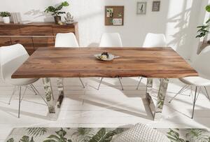 Jedálenský stôl MAMUT II 180 cm - prírodná