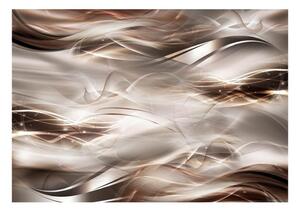 Samolepiaca tapeta abstraktné vlny - Umber Waves