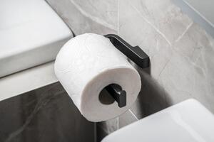 Gedy Sapho, SAMOA držiak toaletného papiera bez krytu, čierna matná
