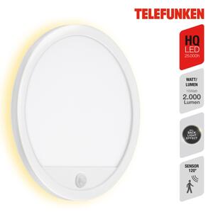 Telefunken 313706TF-LED Vonkajšie nástenné svietidlo so senzorom LED/15W/230V IP44