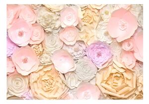 Samolepiaca tapeta papierové kvety - Flower Bouquet