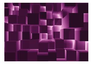 Samolepiaca tapeta vzory v nádhernej fialovej farbe - Purple Hit