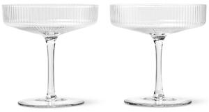 Poháre na šampanské Ripple 150 ml – sada 2 ks