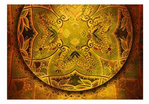 Samolepiaca tapeta Mandala v zlatom prevedení - Mandala: Golden Poem