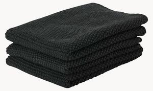Kuchynské utierky Nordic Black, 3 ks