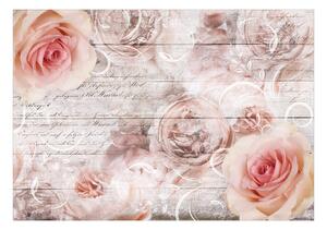 Fototapeta romantické vintage ruže - Rose Work - 300x210