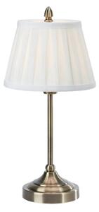 Markslöjd 108973 - Stolná lampa OXFORD 1xE14/40W/230V biela/mosadz