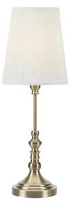 Markslöjd 108970 - Stolná lampa NOBLE 1xE14/40W/230V 66 cm biela/mosadz