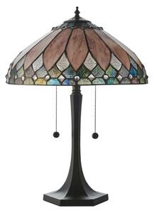 Endon 112183 - Stolná lampa Tiffany BROOKLYN 2xE14/10W/230V pr. 40 cm