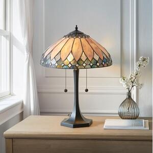 Endon 112183 - Stolná lampa Tiffany BROOKLYN 2xE14/10W/230V pr. 40 cm