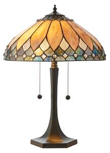 Endon 112183 - Stolná lampa Tiffany BROOKLYN 2xE14/10W/230V pr. 40 cm