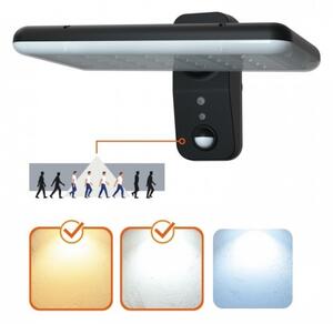 LED Solárne nástenné svietidlo PHOENIX LED/15W/3,2V 3000/4000K IP65 6000 mAh
