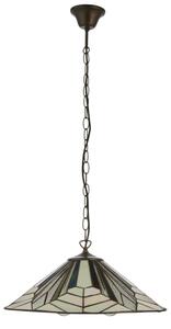 Endon 111922 - Luster na reťazi Tiffany ASTORIA 3xE27/10W/230V priemer 48 cm