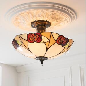 Endon 111907 - Prisadený luster Tiffany INGRAM 3xE27/10W/230V pr. 45 cm