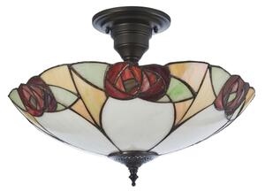 Endon 111907 - Prisadený luster Tiffany INGRAM 3xE27/10W/230V pr. 45 cm