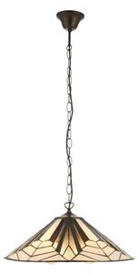 Endon 111922 - Luster na reťazi Tiffany ASTORIA 3xE27/10W/230V priemer 48 cm