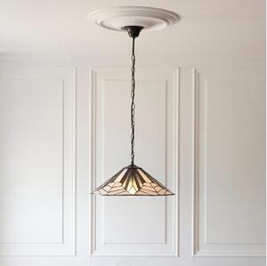 Endon 111922 - Luster na reťazi Tiffany ASTORIA 3xE27/10W/230V priemer 48 cm
