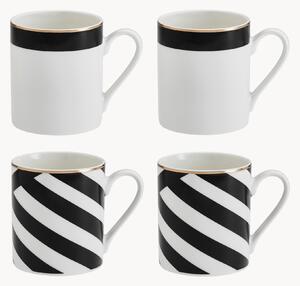 Hrnčeky Luxe Deco, 4 ks