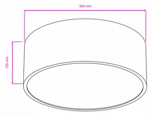 Brilagi - Kúpeľňové stropné svietidlo POOL 2xE27/15W/230V priemer 30 cm IP54 béžová