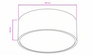 Brilagi - Kúpeľňové stropné svietidlo POOL 2xE27/15W/230V priemer 30 cm IP54 čierna