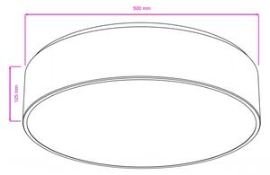 BRILAGI - Stropné svietidlo POOL 4xE27/15W/230V pr. 50 cm IP54 čierna