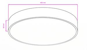 Brilagi - LED kúpeľňové stropné svietidlo POOL LED/36W/230V pr. 40 cm IP54 bronz